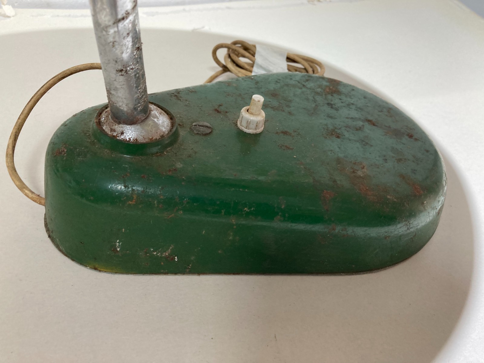 Lampada Da Scrivania Orientabile In Metallo Laccato, Design Anni '50