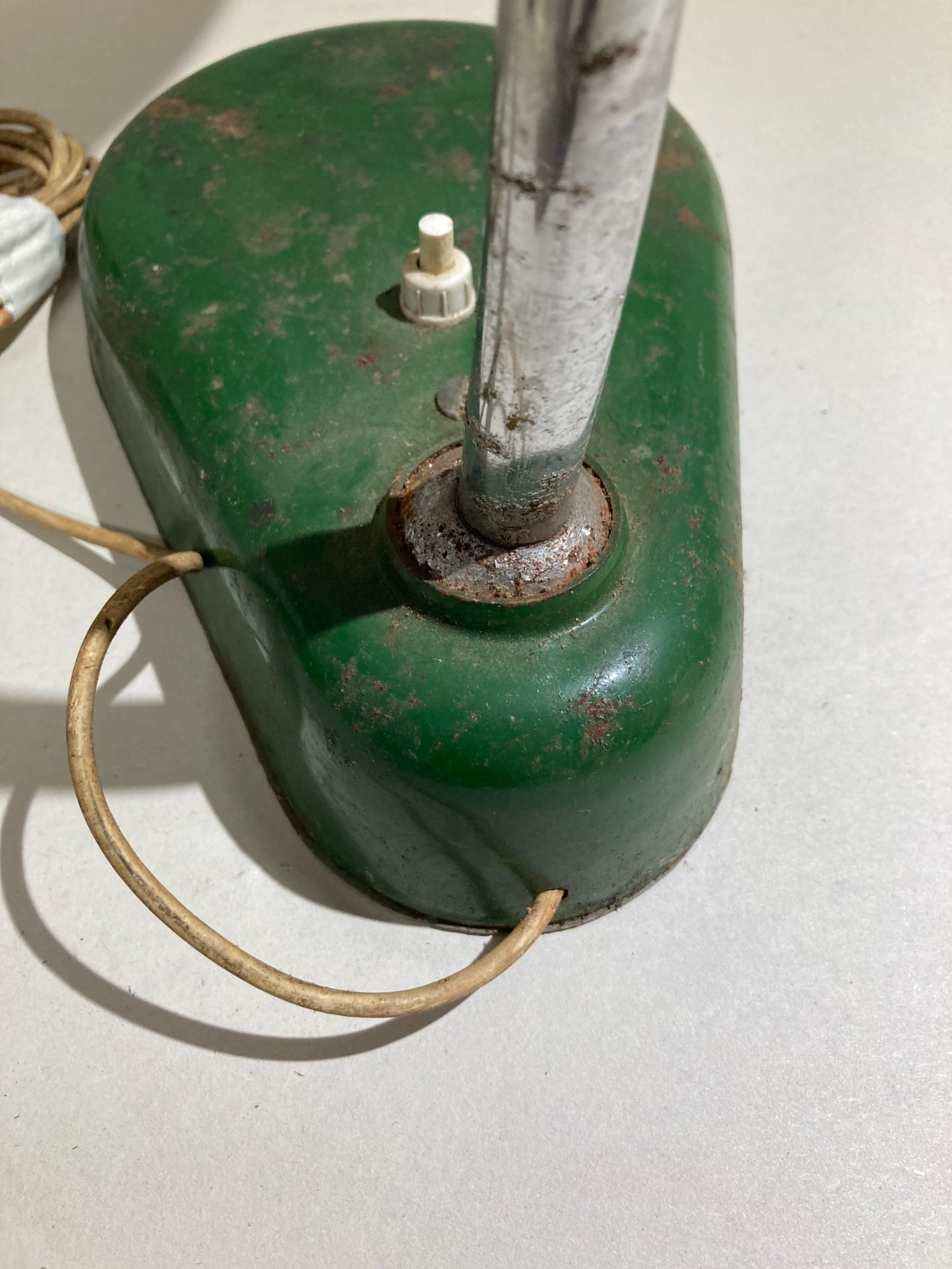 Lampada Da Scrivania Orientabile In Metallo Laccato, Design Anni '50