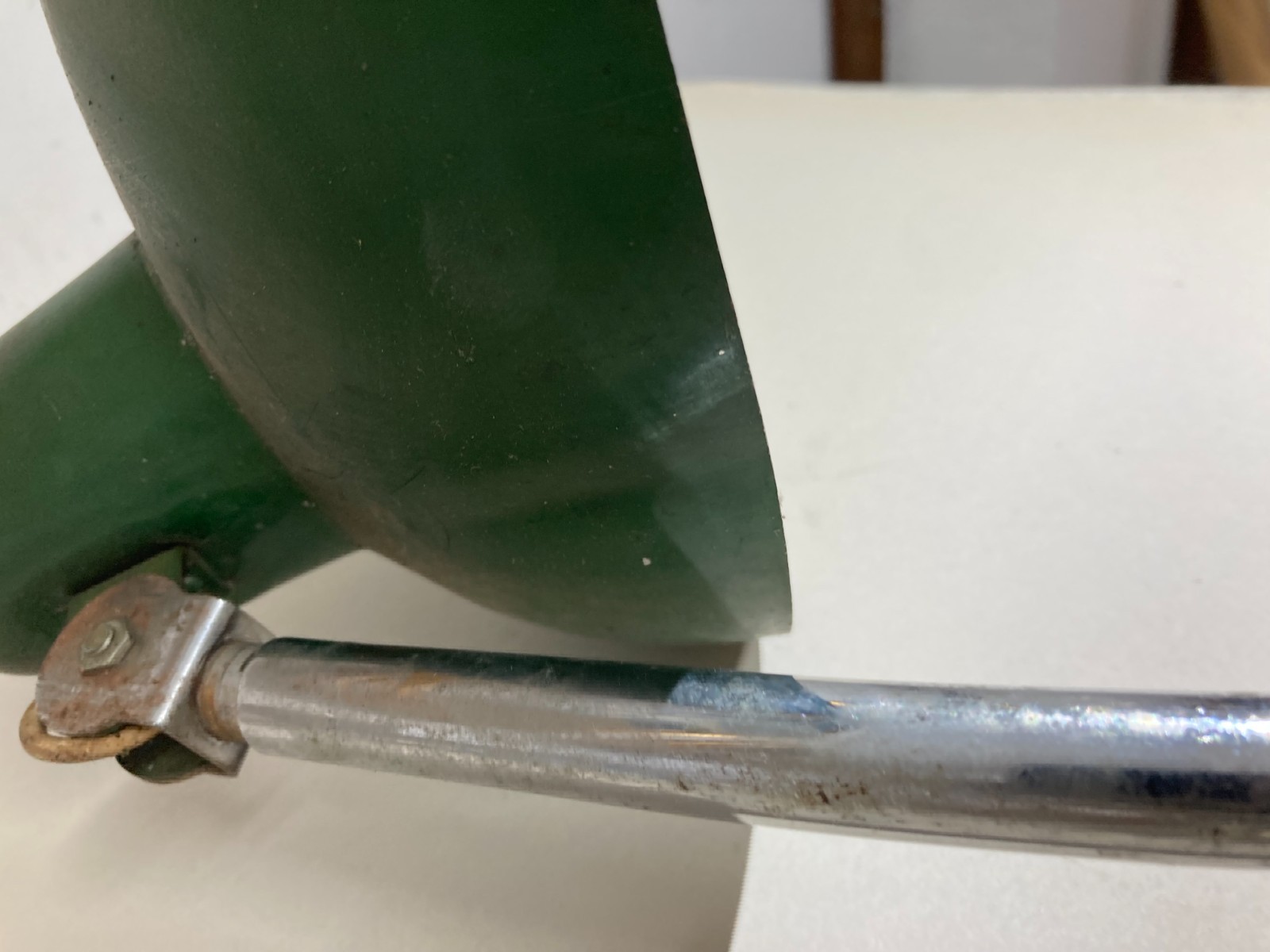Lampada Da Scrivania Orientabile In Metallo Laccato, Design Anni '50