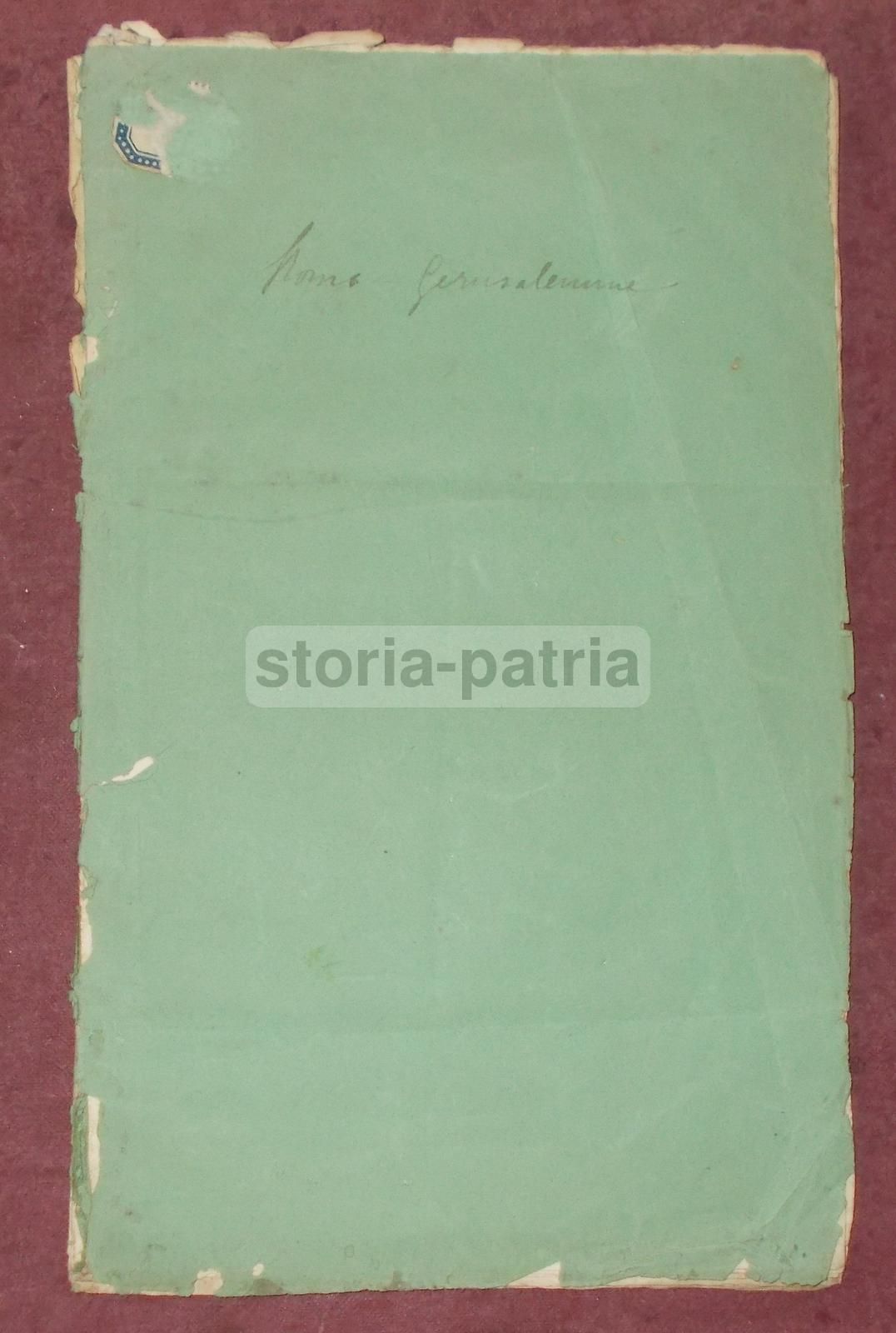 Da Roma A Gerusalemme: Harun Ibn Al Kuss E Il Risorgimento Italiano