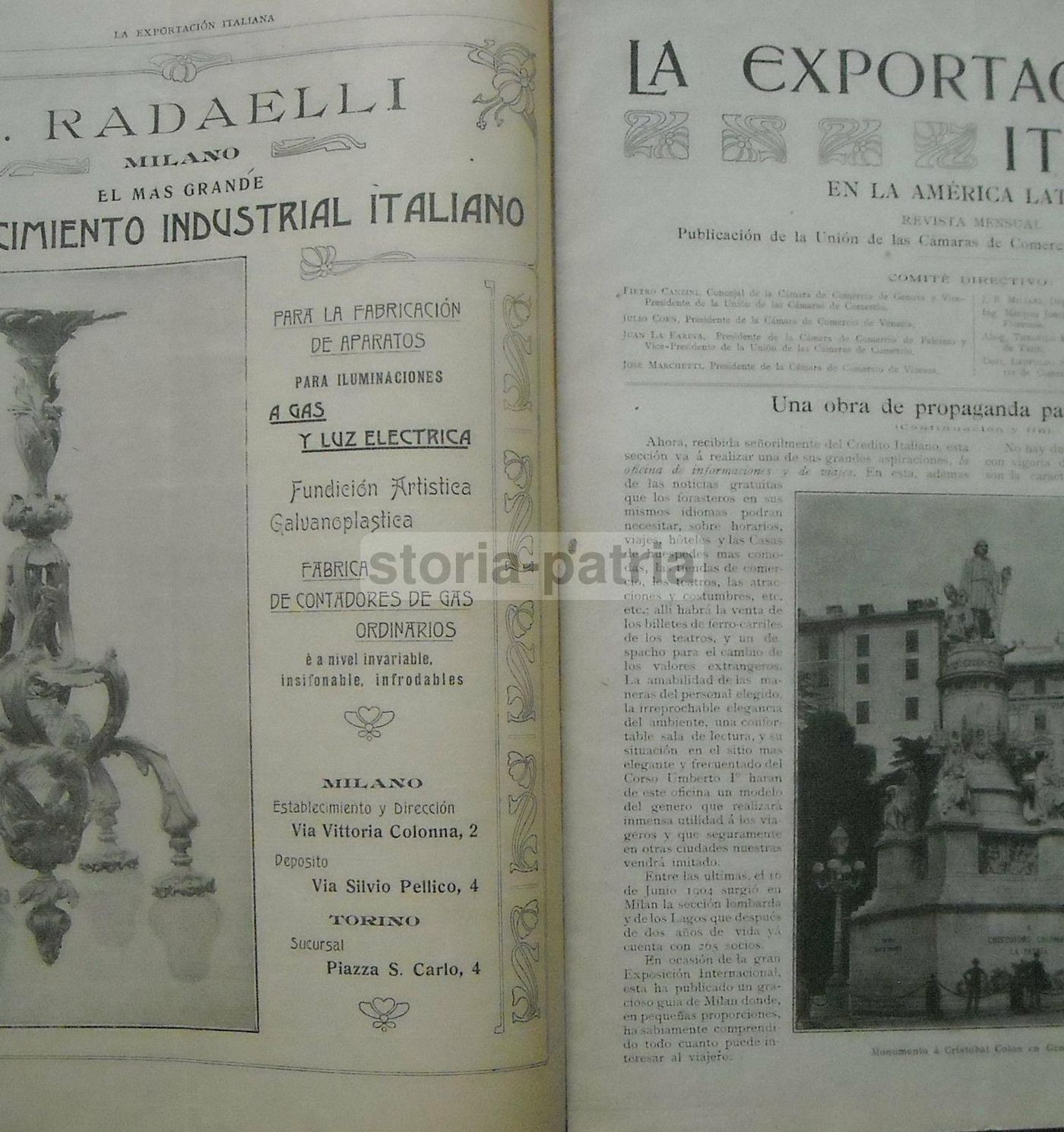 La Exportacion Italiana 1906: Unione Camere Di Commercio, Bocconi, Salmoiraghi