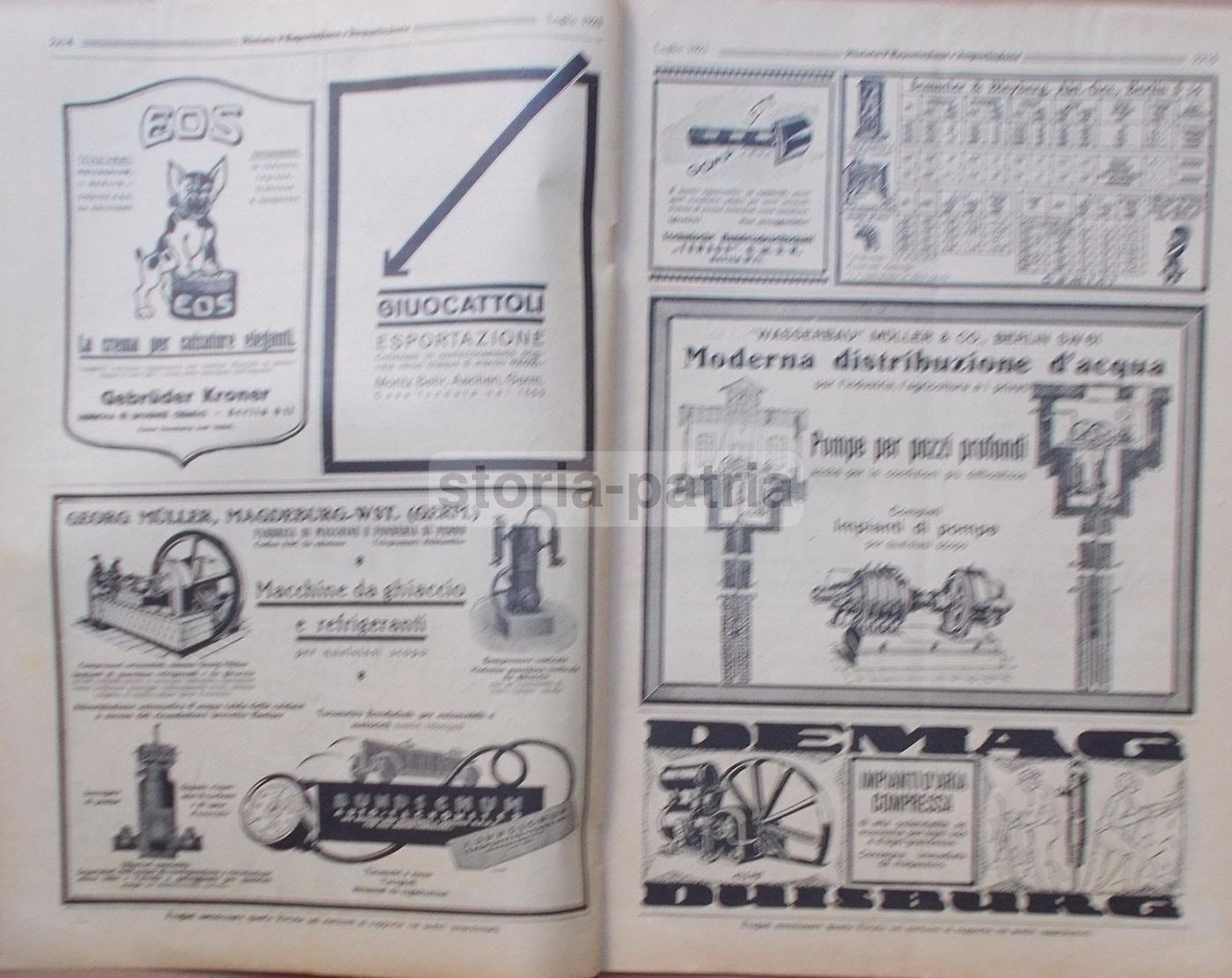 Rivista Commercio Germania 1923: Industria Sassone, Dresda E Pubblicità