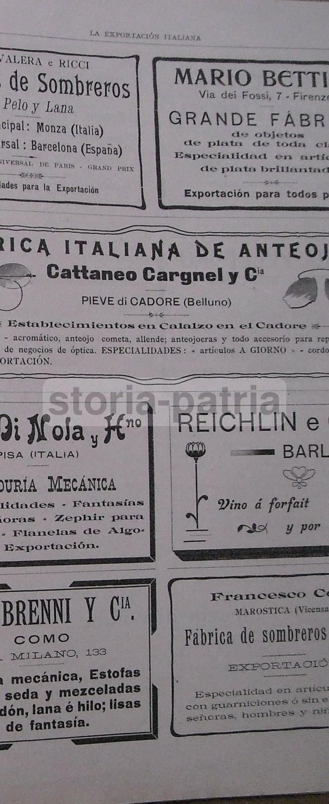 La Exportación Italiana, 1904. Rivista Dell'Unione Delle Camere Di Commercio Italiane