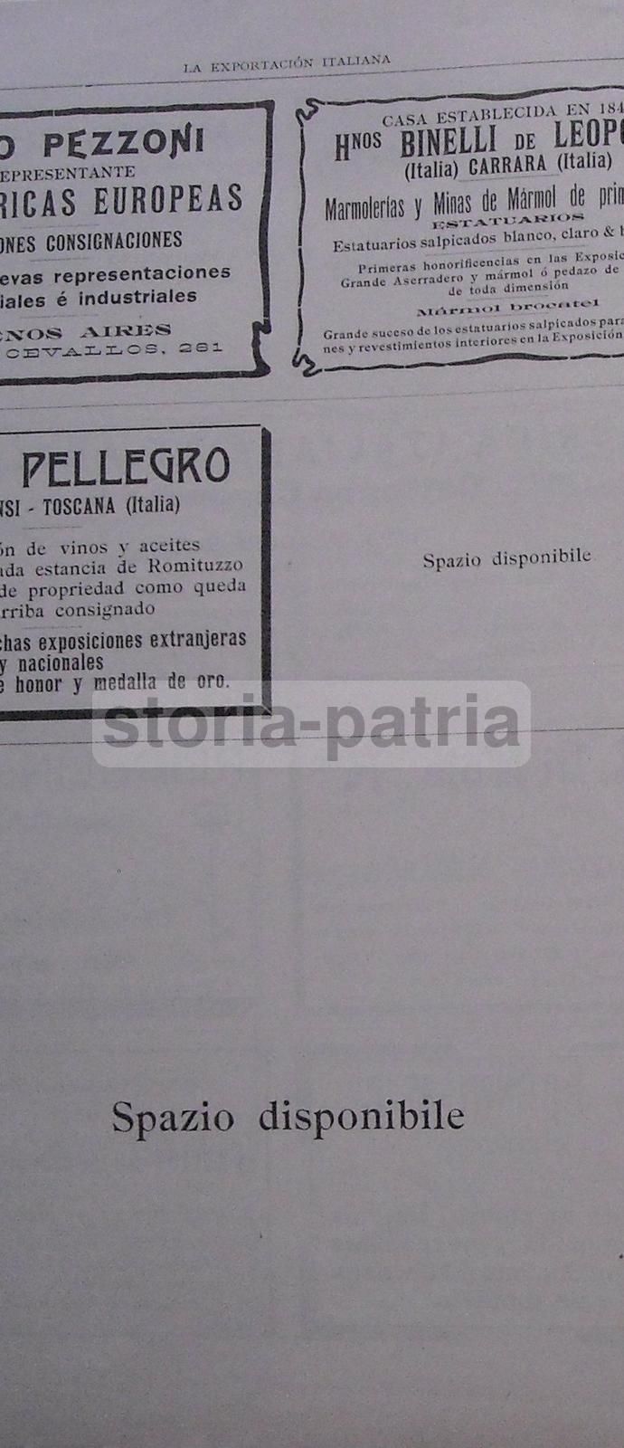 La Exportación Italiana, 1904. Rivista Dell'Unione Delle Camere Di Commercio Italiane