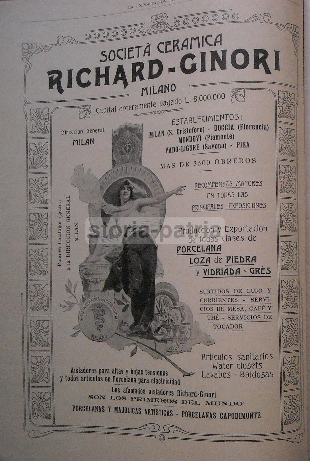La Exportación Italiana, 1904. Rivista Dell'Unione Delle Camere Di Commercio Italiane