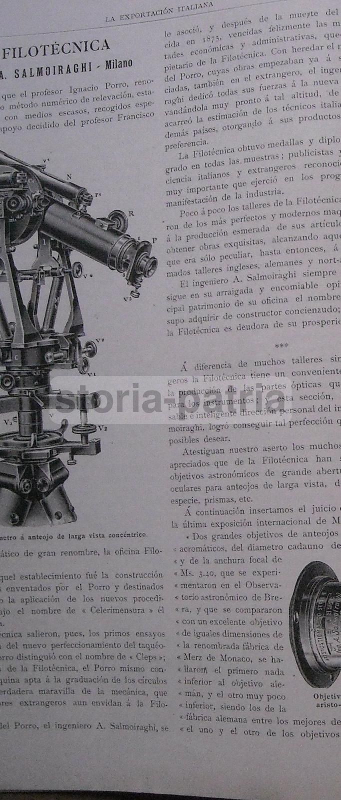 La Exportación Italiana, 1904. Rivista Dell'Unione Delle Camere Di Commercio Italiane