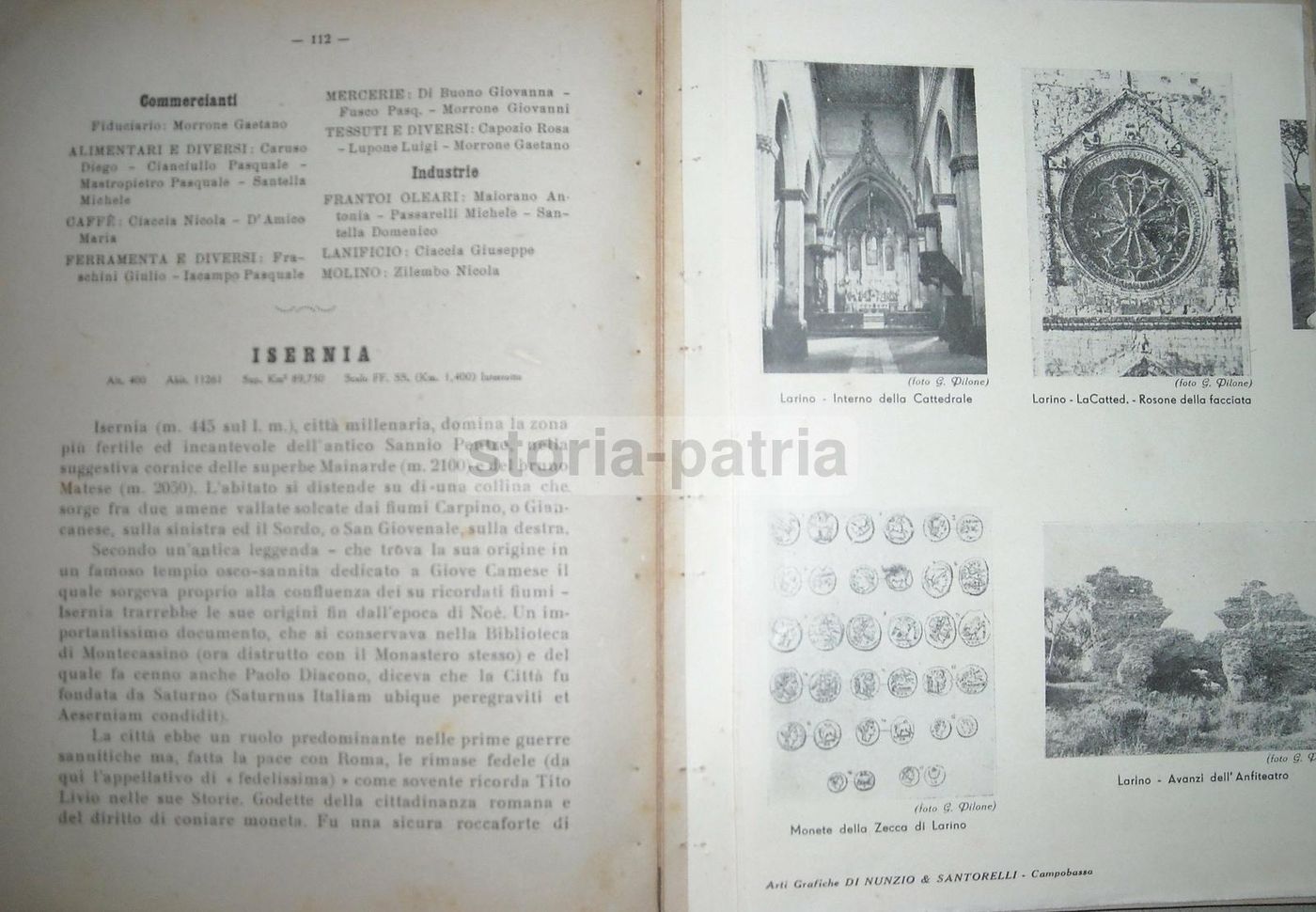 Annuario Della Regione Molise 1947 Campobasso De Lisio Scocchera