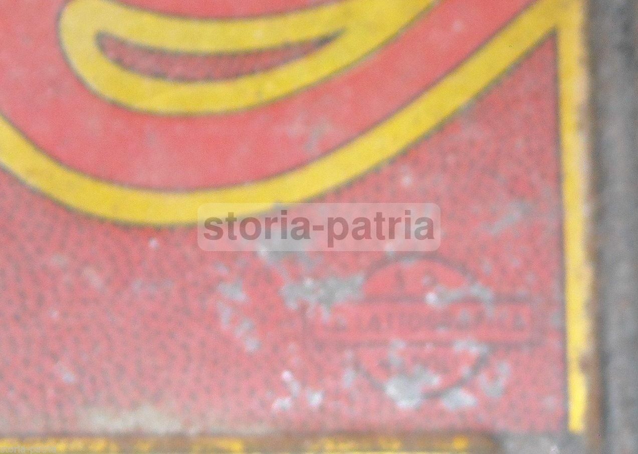 Pannello In Latta E.N.F.C. Allegoria Agricoltura Tricolore Anni '20 '30