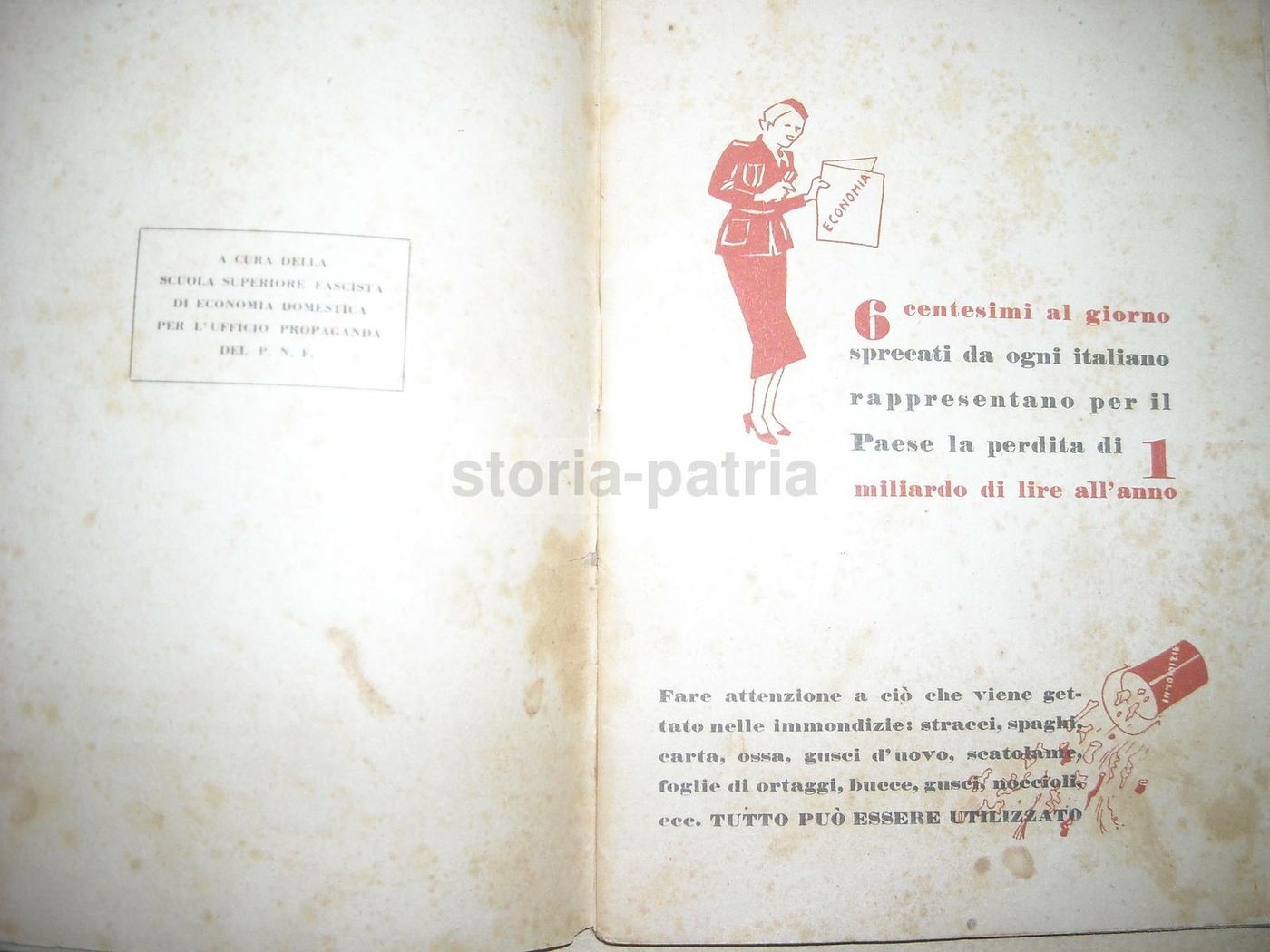 Non Sprecate. Manuale Per Il Risparmio E La Cucina Autarchica