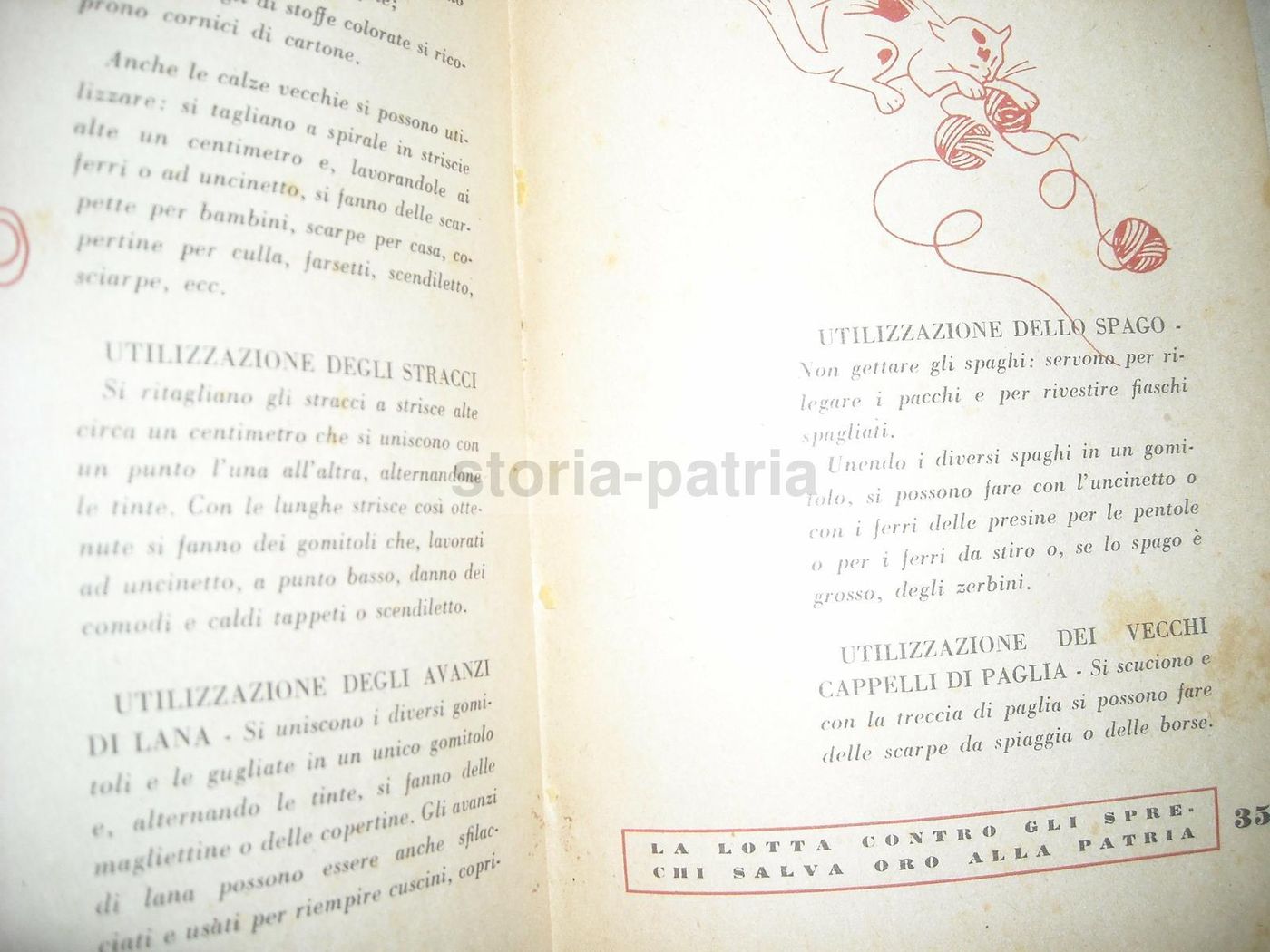 Non Sprecate. Manuale Per Il Risparmio E La Cucina Autarchica