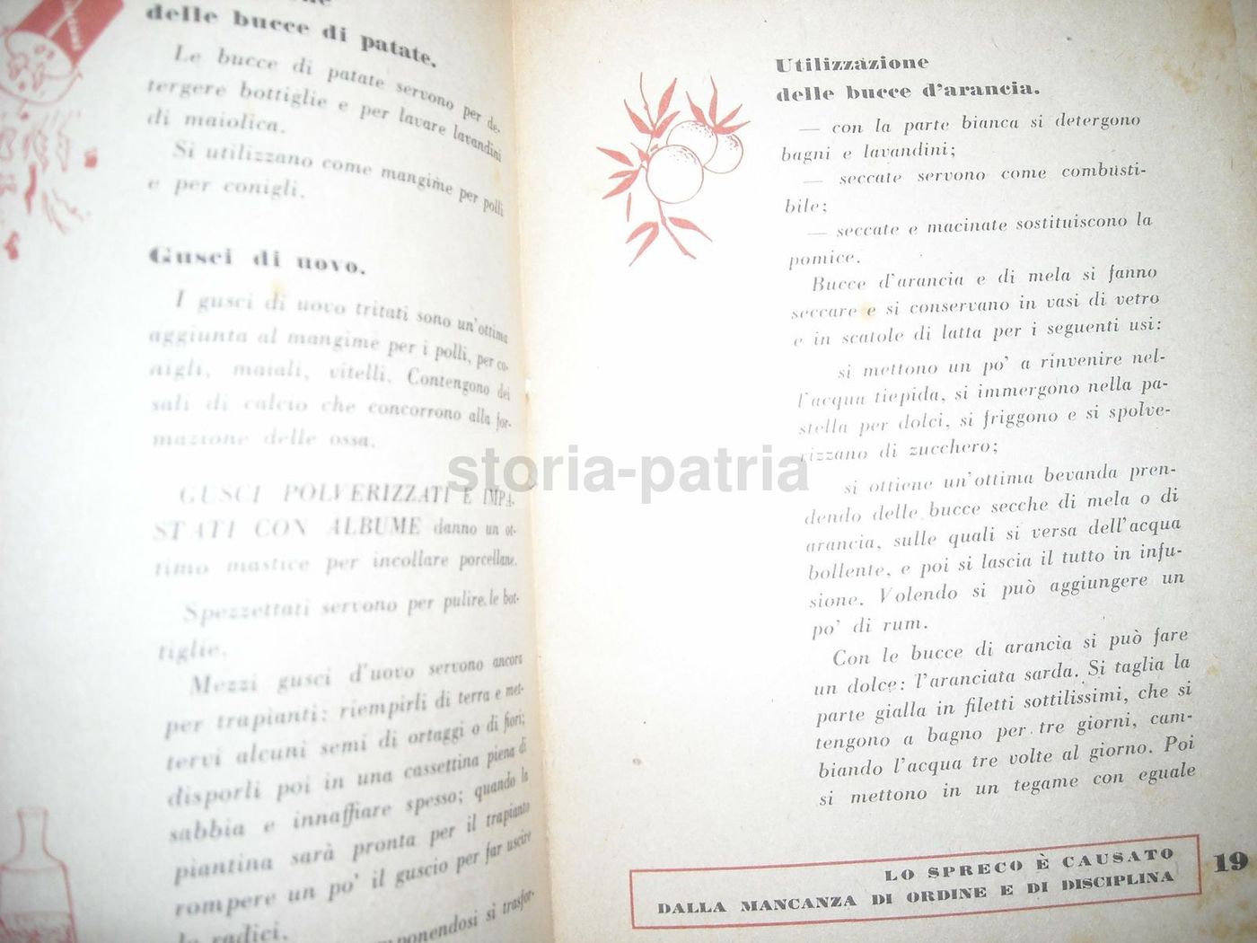 Non Sprecate. Manuale Per Il Risparmio E La Cucina Autarchica