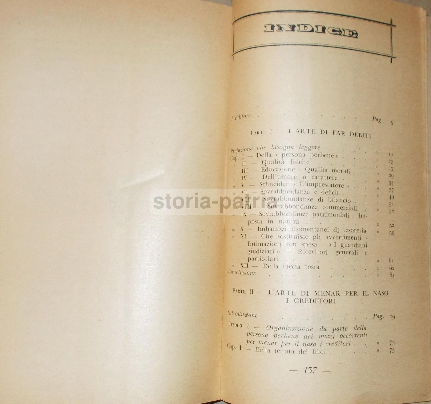 L'Arte Di Far Debiti. Jacques Gilbert, 1946. Roma, OET, Prima Edizione