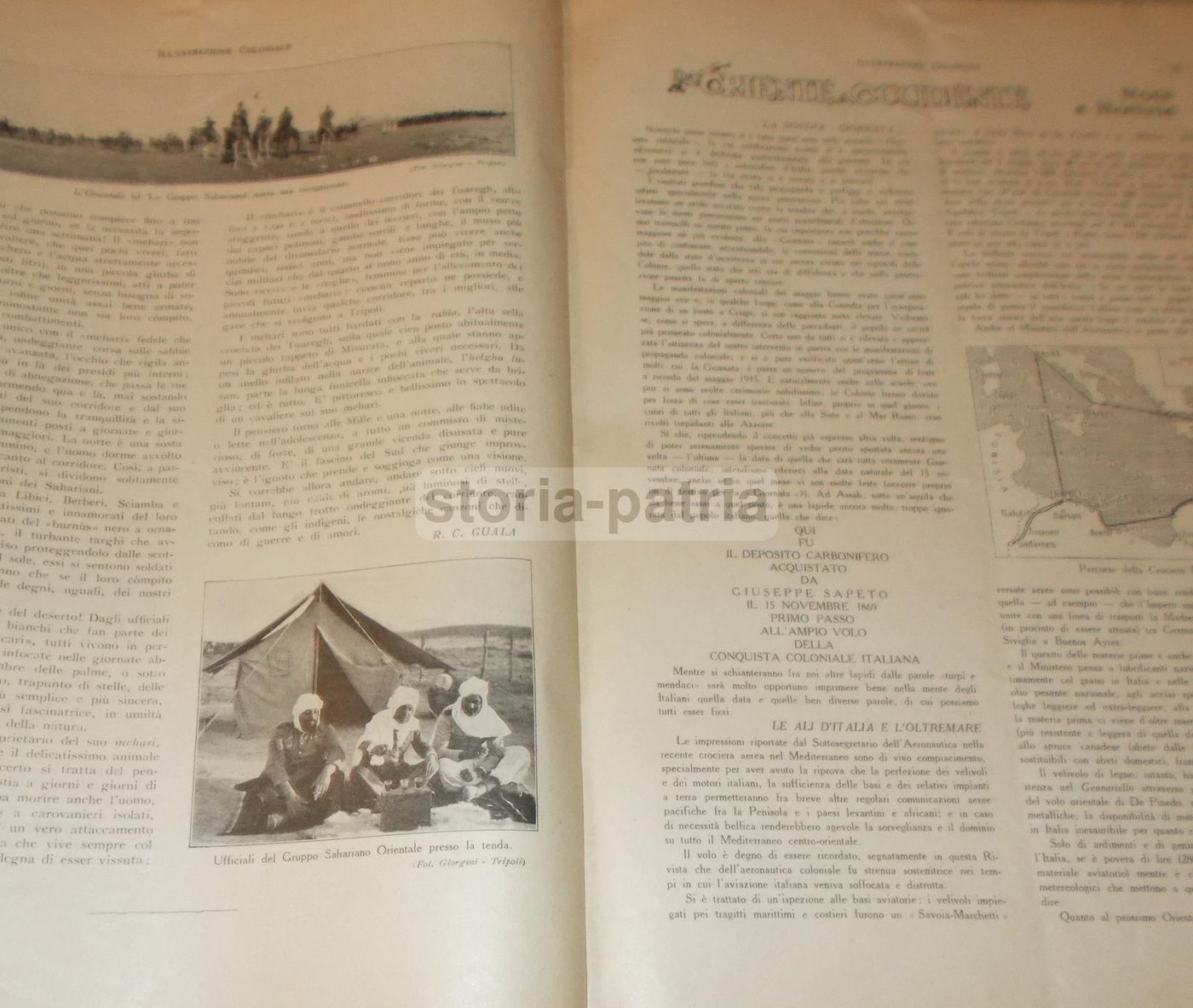 Illustrazione Coloniale 1927: Esportazione, Emigrazione, Colonie
