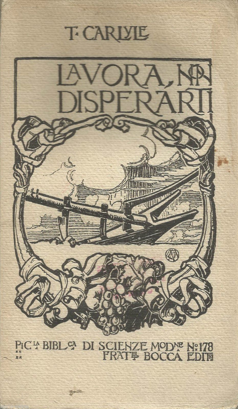 Lavora Non Disperare Di Tommaso Carlyle, Bocca 1920