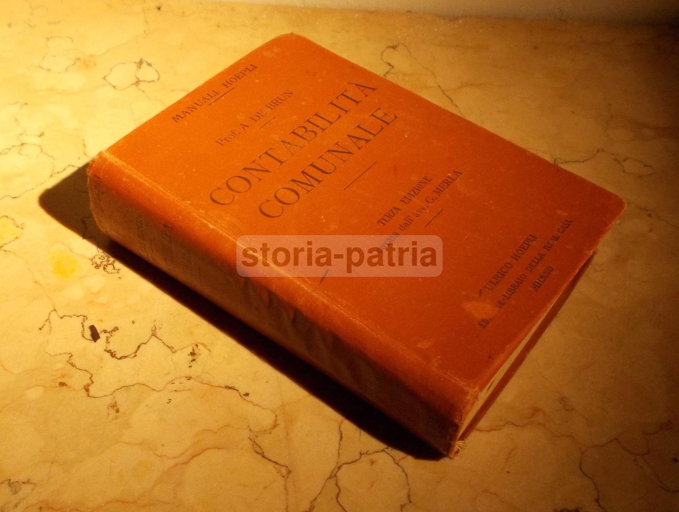 Contabilità Comunale (A. De Brun, Hoepli, 1921)