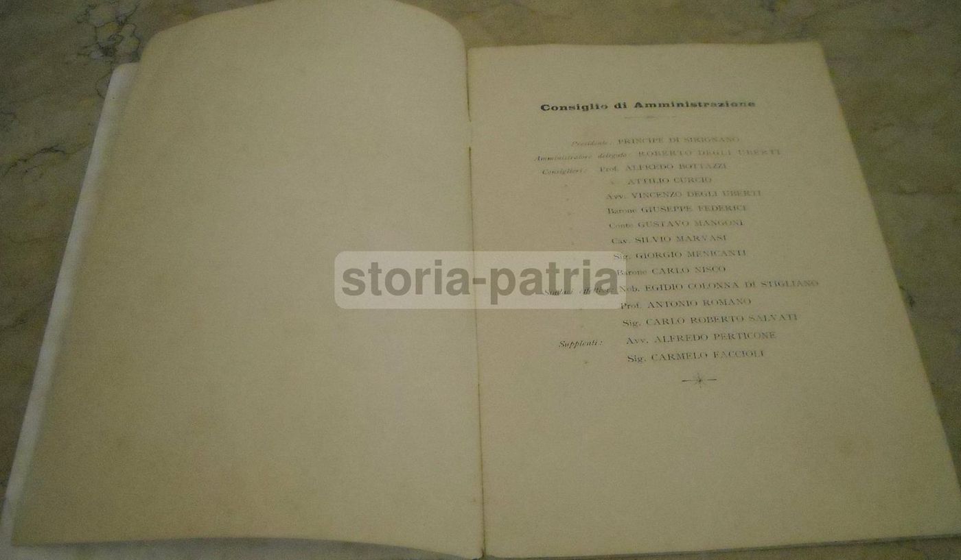 Statuto T.A.I.M. 1909 Trasporti Napoli Molise Società Automobilistici