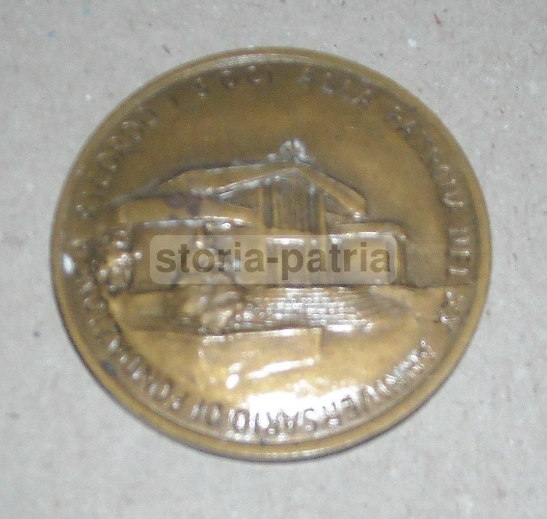 Medaglia Commemorativa Cooperativa Santa Gemma 1975 Bronzo