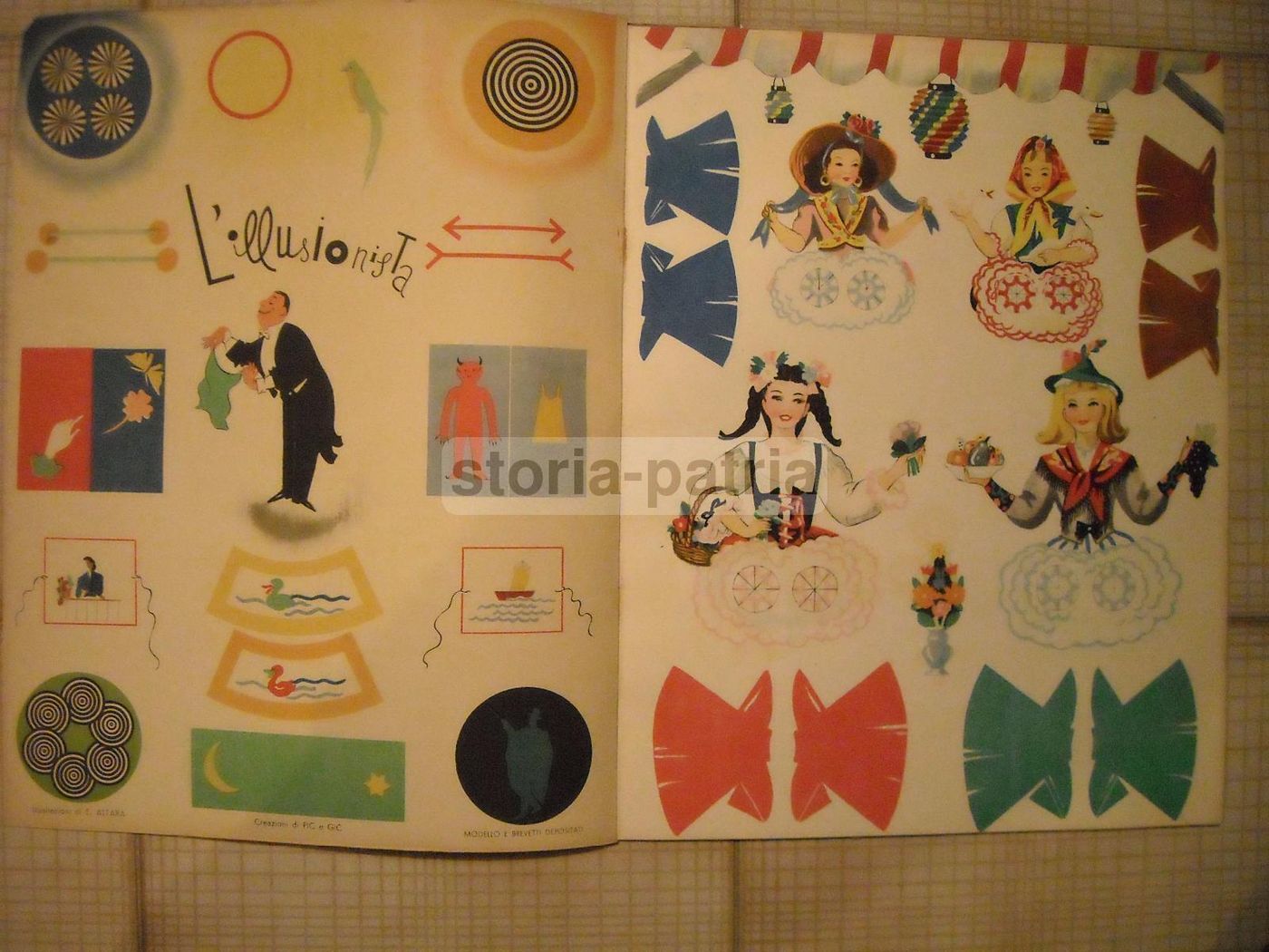 Il Libro Giocattoli. Edina Altara, Hoepli, 1945