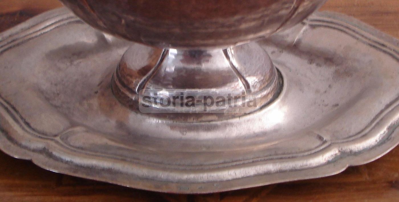 Salsiera Centro Tavola In Argento 800 Punzonato