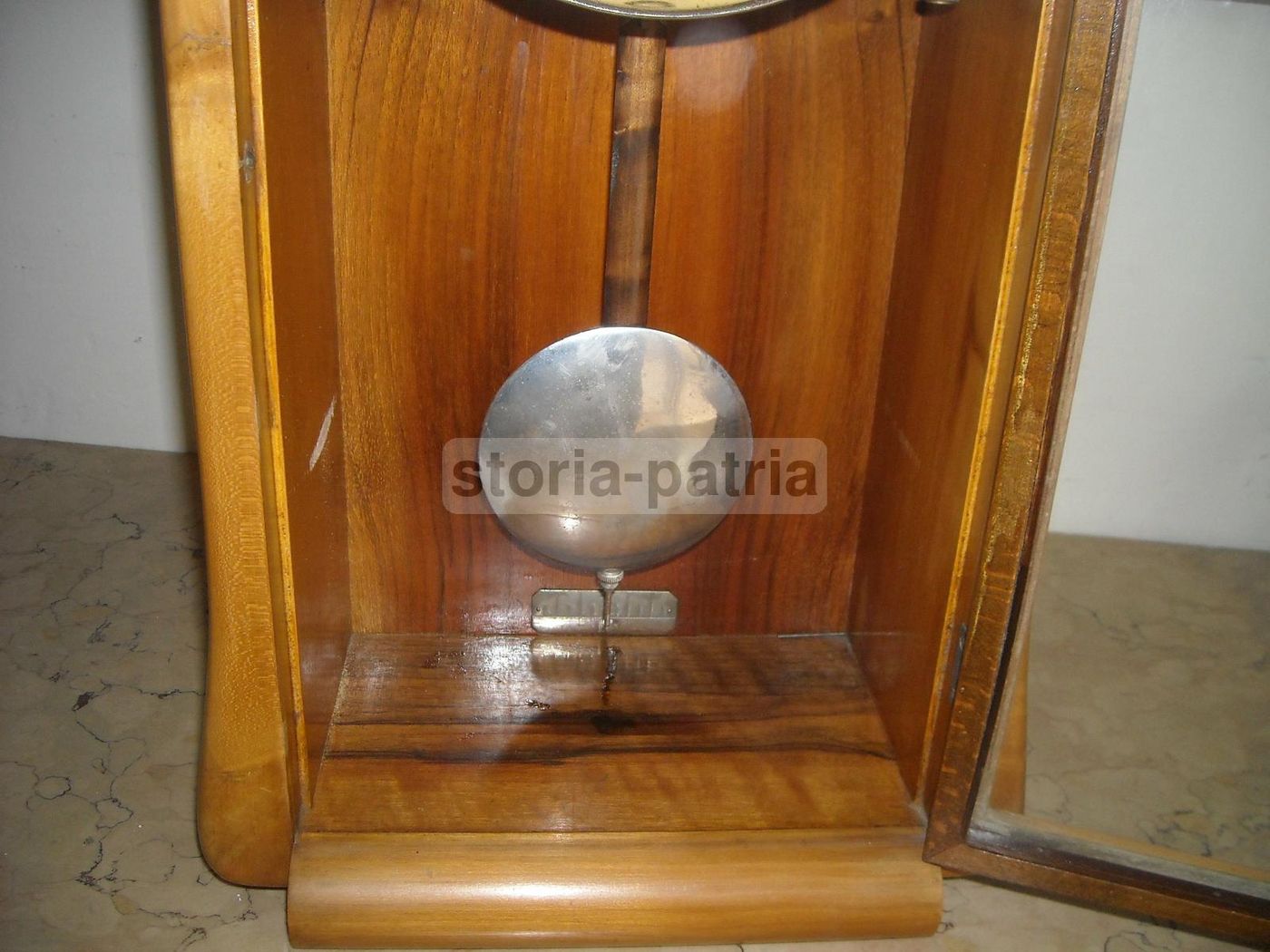 Orologio Da Parete Junghans Anni '30 '40 In Legno Di Noce