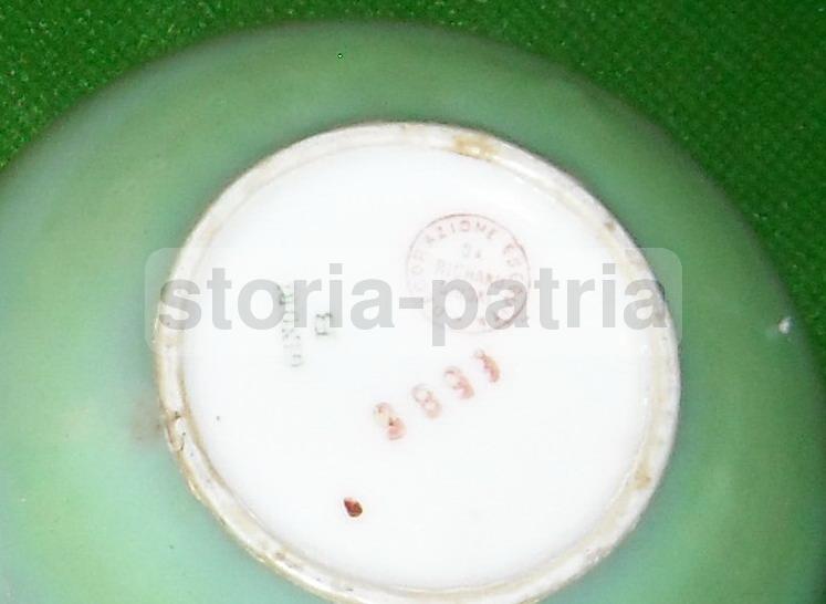 Cofanetto Porcellana Ginori Con Miniatura Militare Napoleonica