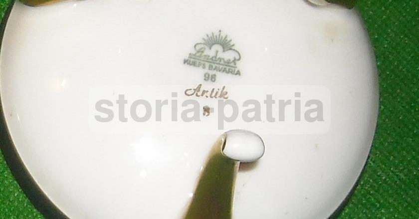 Cofanetto In Porcellana Bavaria Con Decoro Floreale Dipinto A Mano, Anni '30 '50