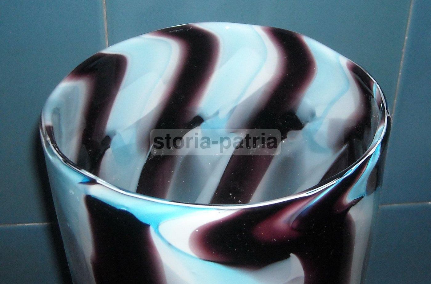Vaso In Vetro Di Murano Policromo, Anni '60