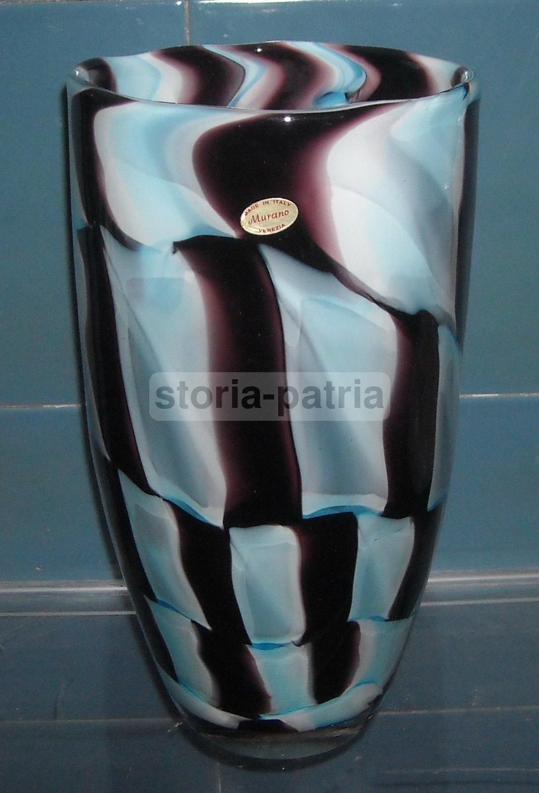 Vaso Portafiori Murano In Vetro Policromo (anni '60 '70)
