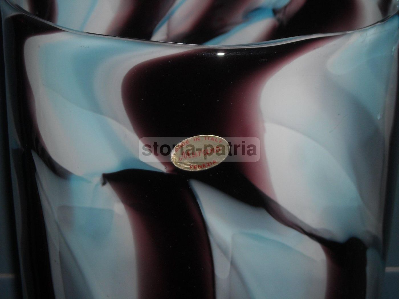 Vaso Portafiori Murano In Vetro Policromo (anni '60 '70)