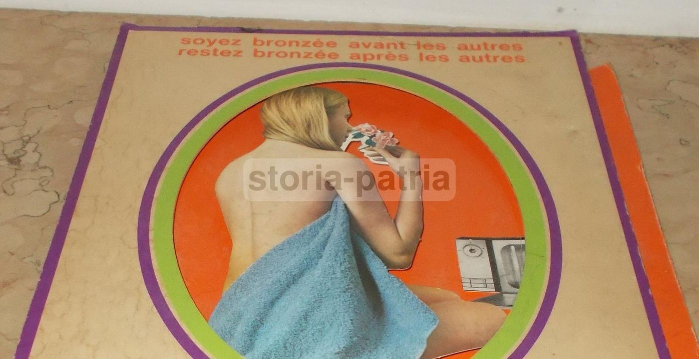 Pubblicità Philips Lampade Abbronzanti Vintage Anni '50 SEIC Paris