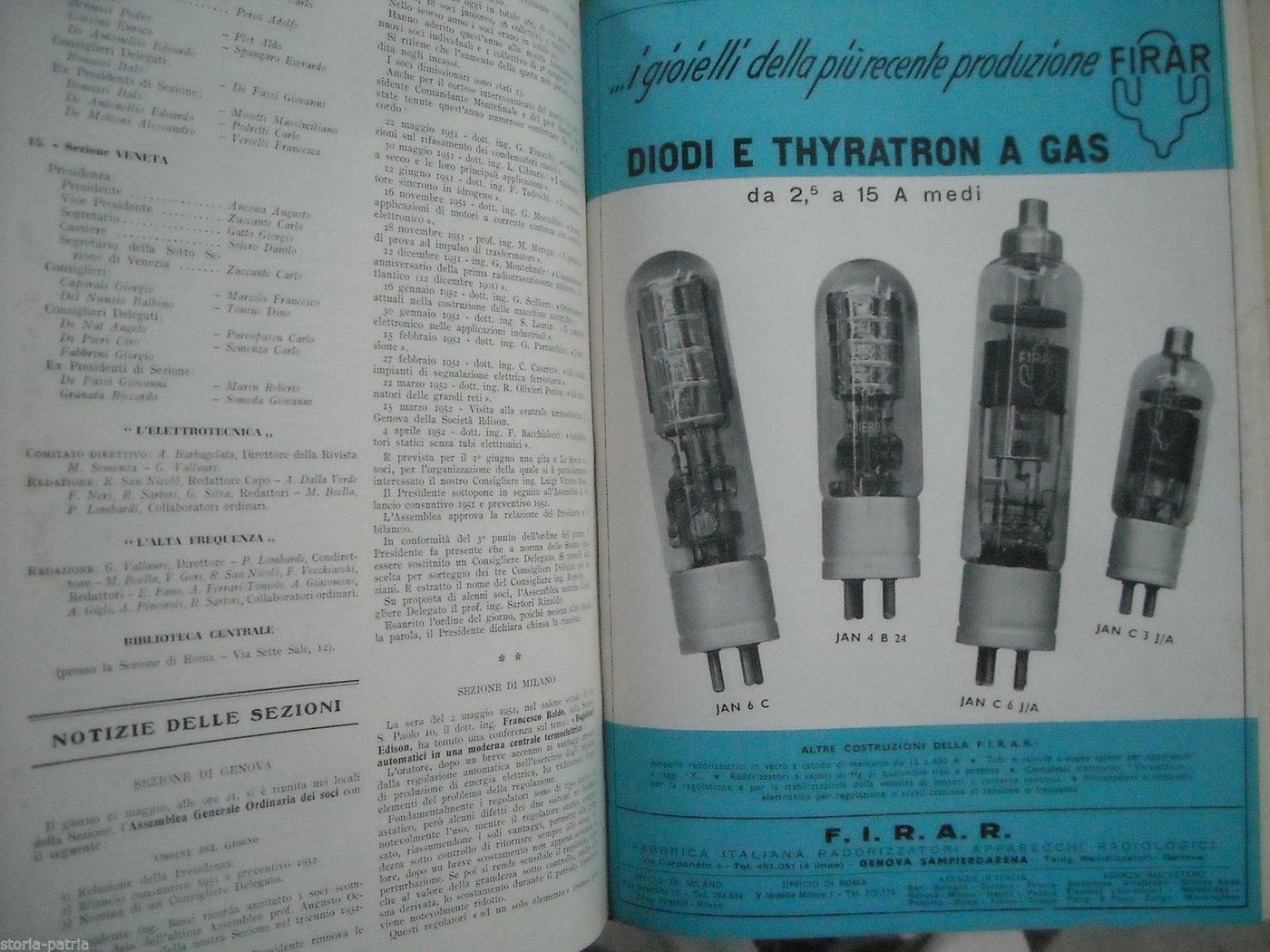 L'Elettrotecnica: 5 Annate 1949 1959, Rivista AEI Milano