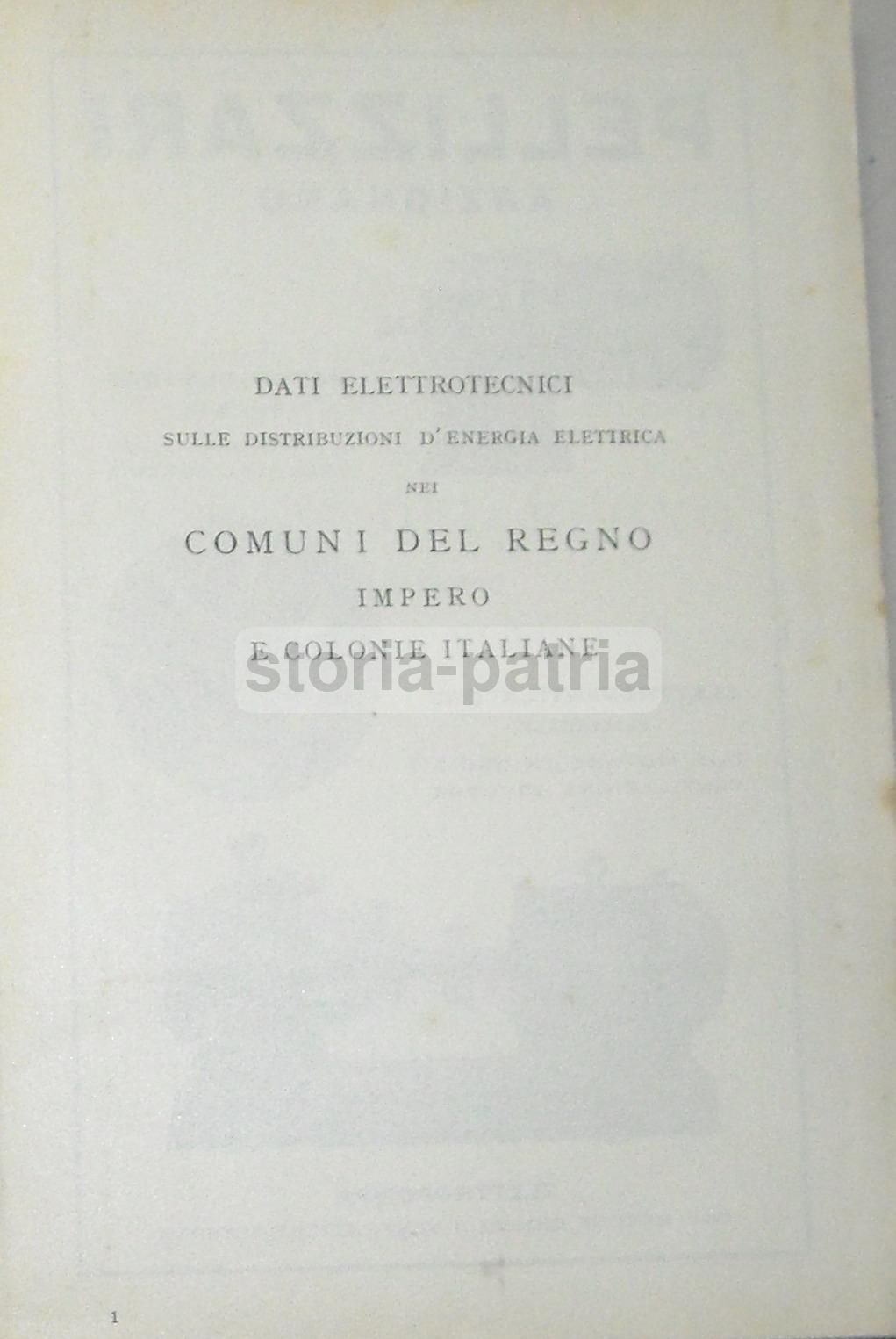 Pubblicità Pellizzari Arzignano 1936: Motori Elettrici E Pompe