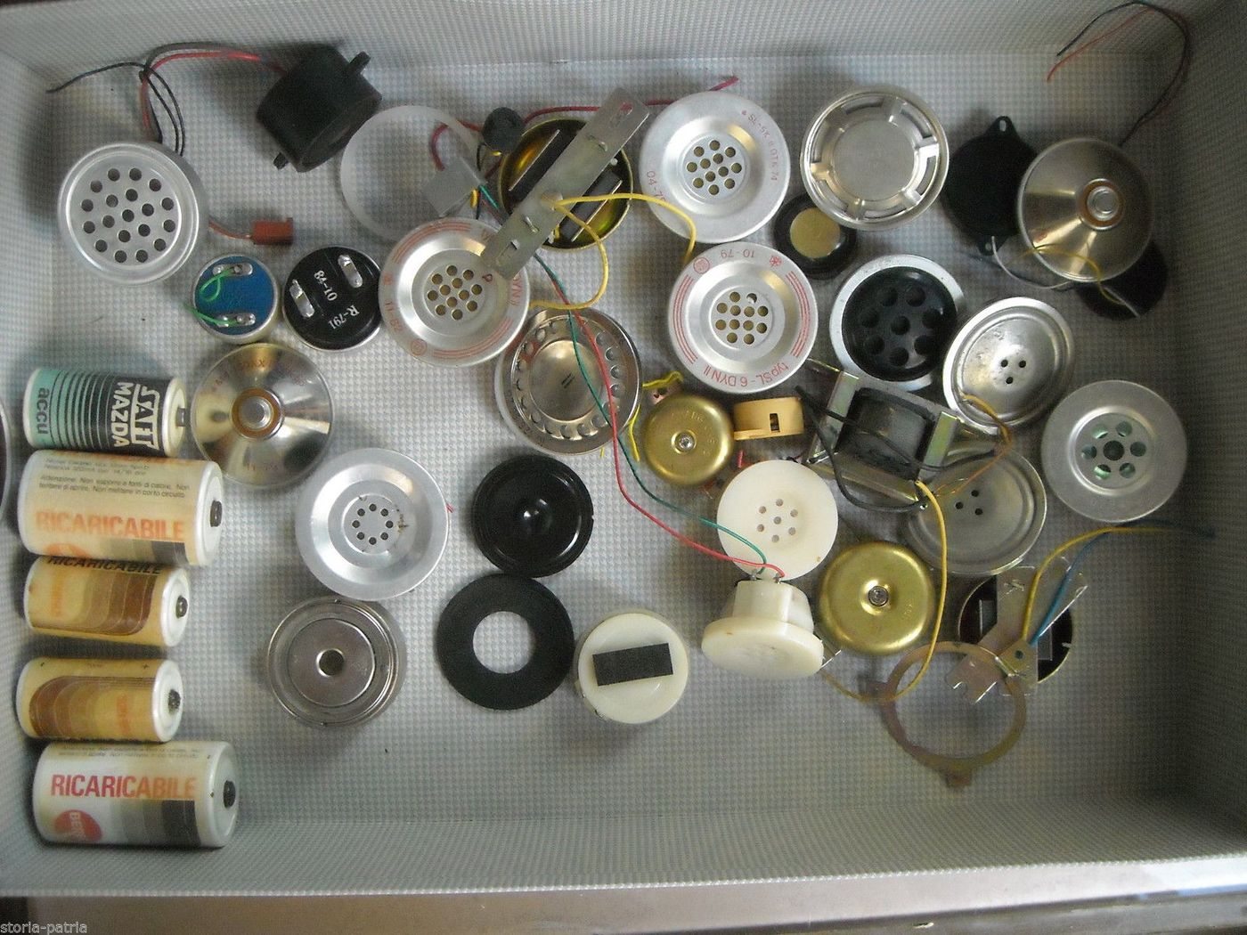Componenti Elettronici d'Epoca, Radio E Batterie Vintage Da Collezione