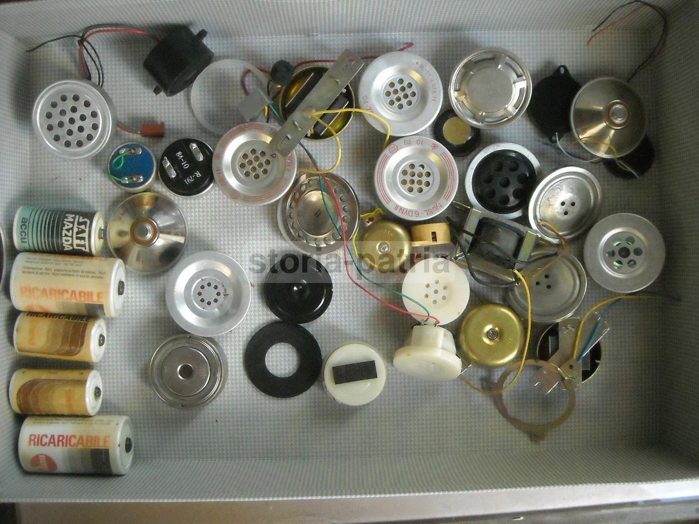 Componenti Elettronici d'Epoca, Radio E Batterie Vintage Da Collezione