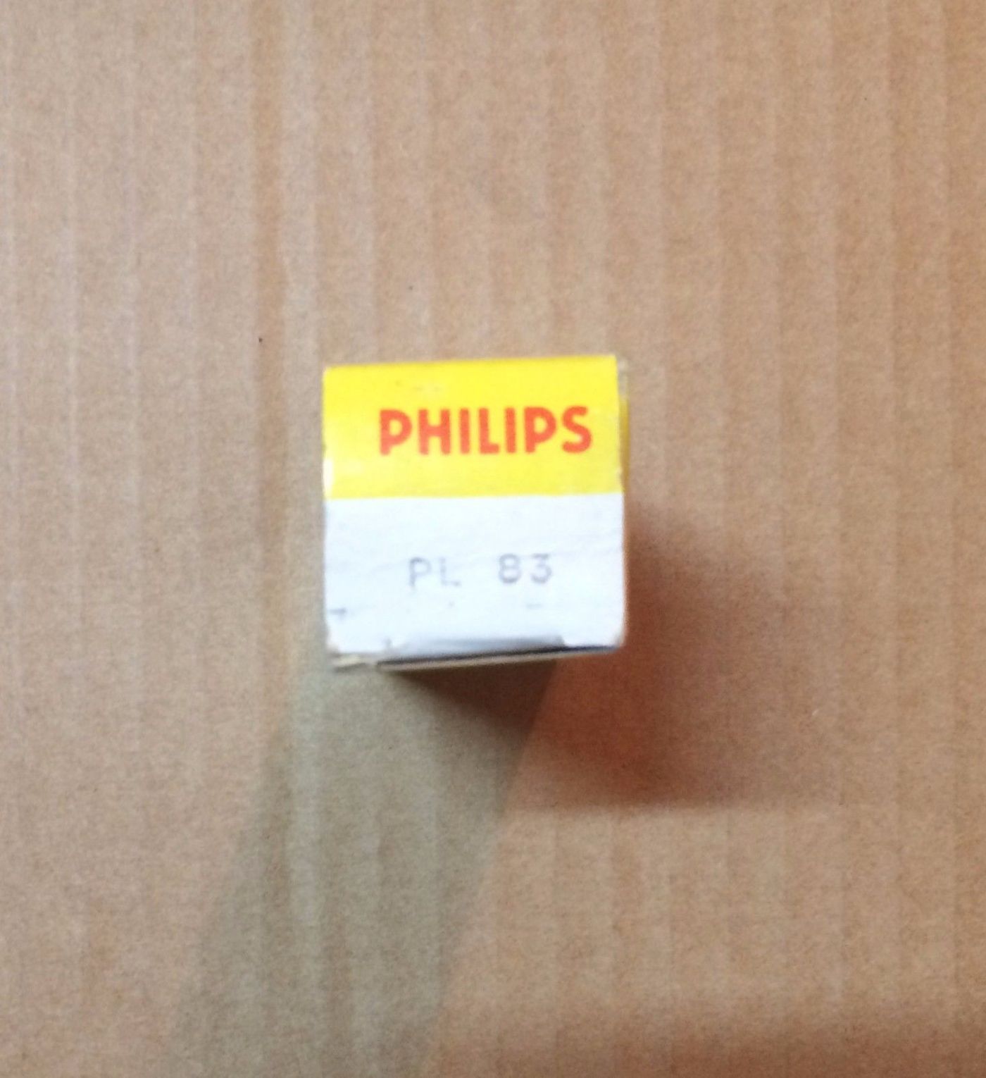 Valvola Philips Miniwatt PL 83, Anni '50, Electron Tube Originale