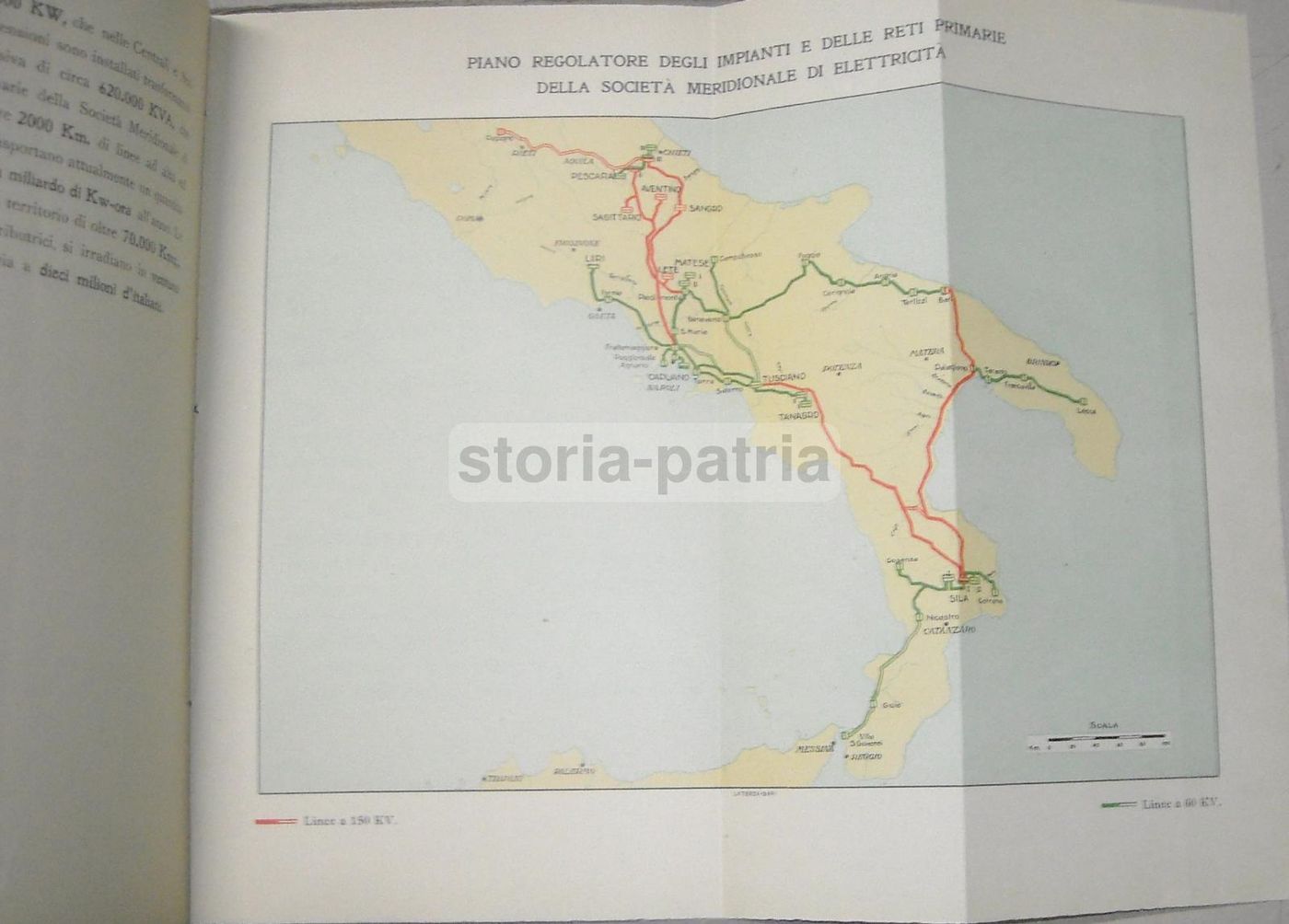 Energia Idroelettrica In Puglia 1930 Con Mappe Storiche, Bari