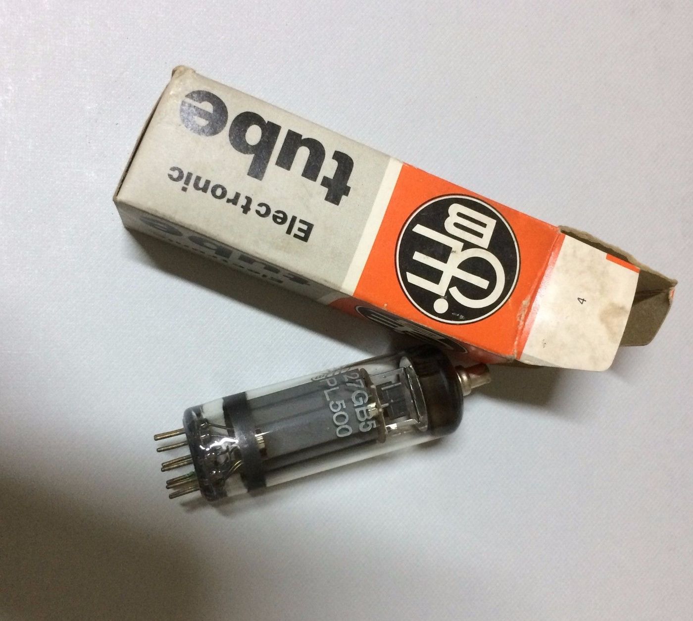 Valvola Elettronica Giant 27GB5 PL500 Originale Anni '50 '60