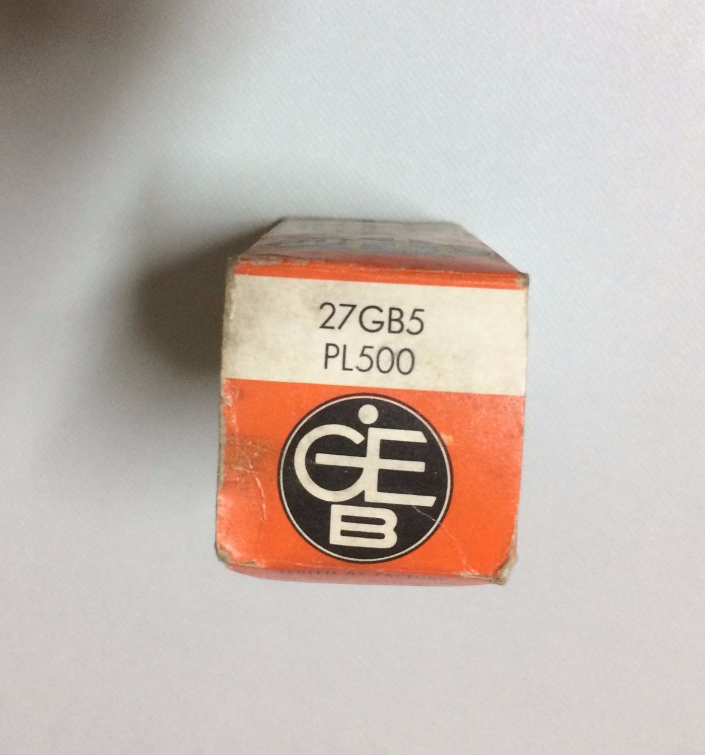 Valvola Elettronica Giant 27GB5 PL500 Originale Anni '50 '60