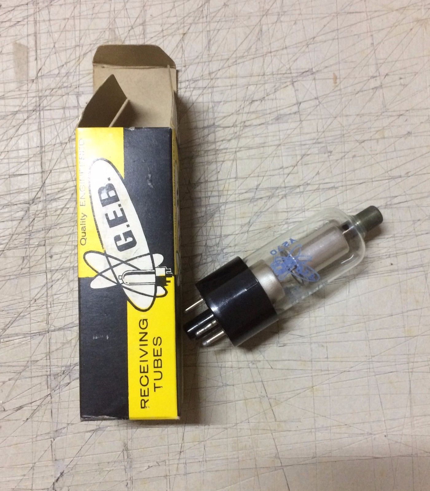Valvola Radio Giant 1B3GT 1G3GT Receiving Tube Vintage Da Collezione