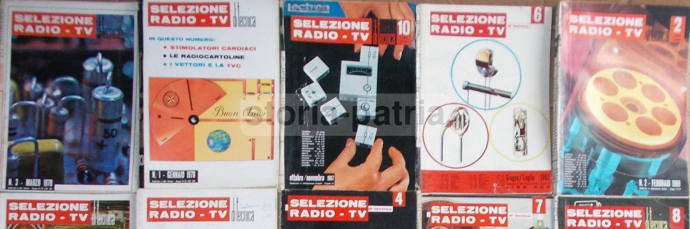 Lotto Di 17 Riviste Selezione Di Tecnica Radio TV Hifi Elettronica