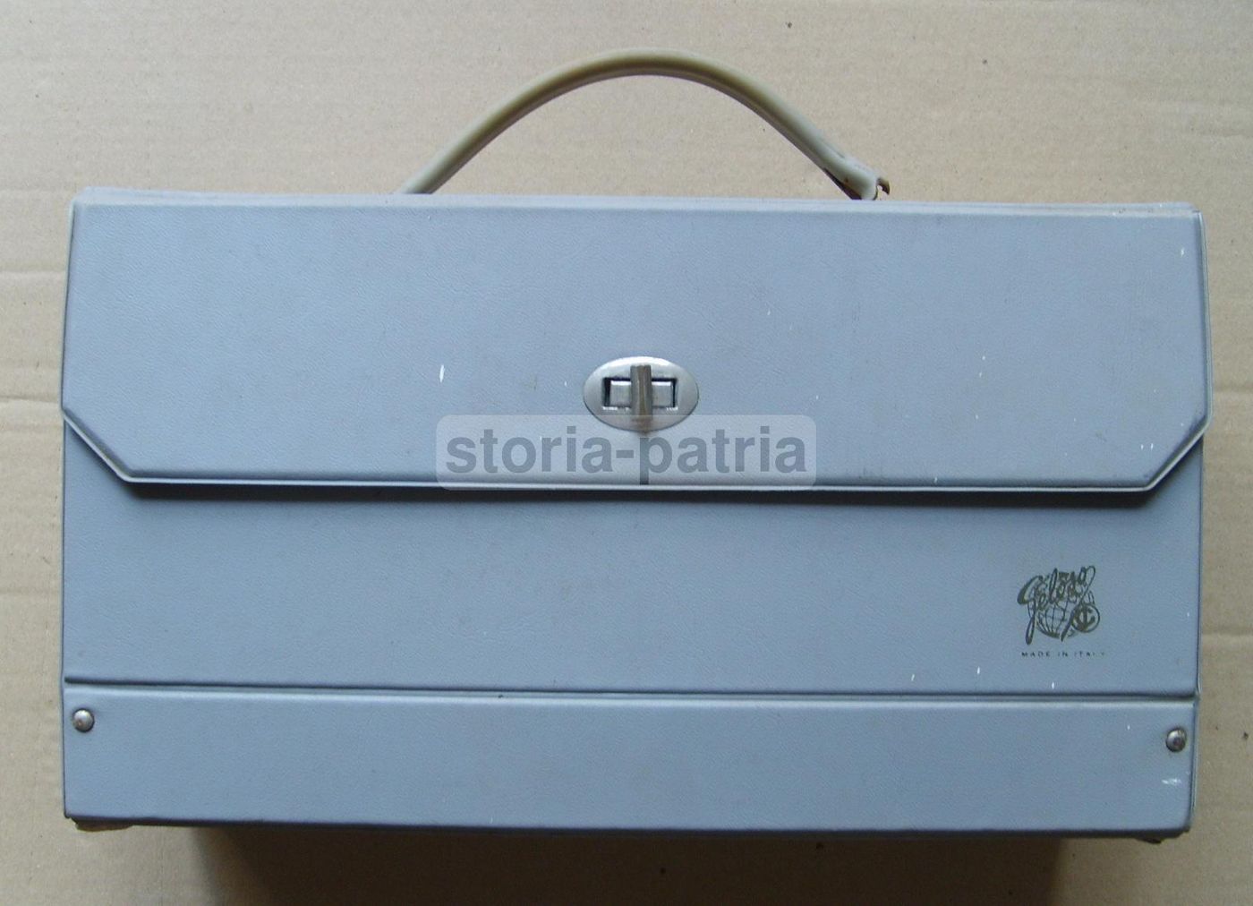 Registratore Geloso G.257 Vintage Anni '60 Con Microfono E Valigetta