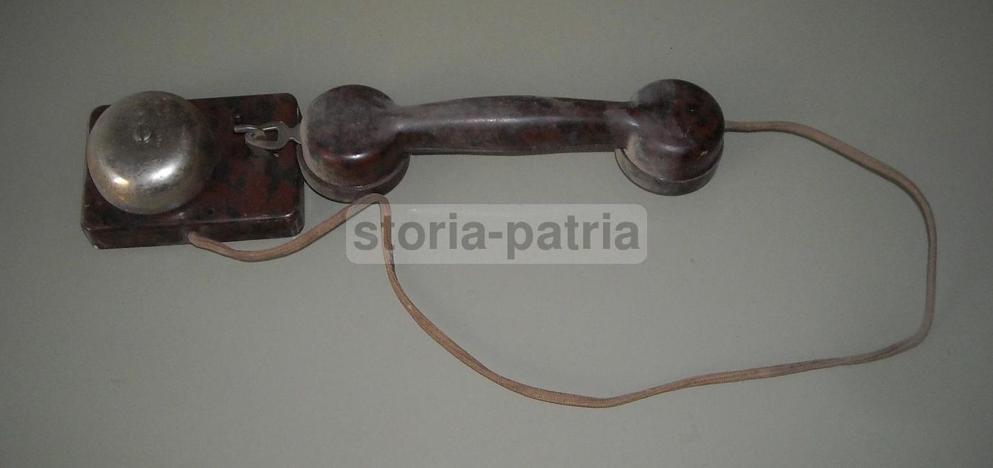 Citofono Antico Bachelite Anni '30 Con Cornetta E Suoneria B 502