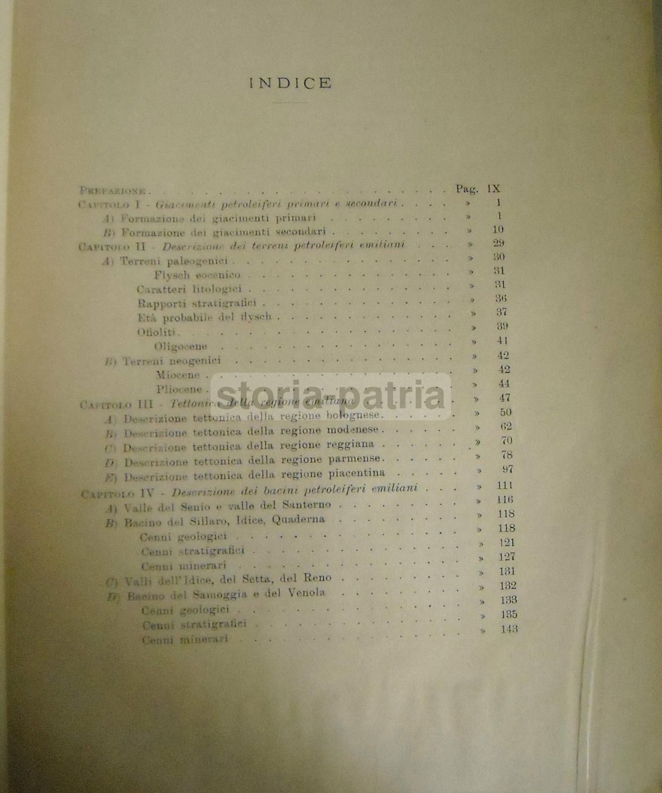 Giacimenti Petroliferi Dell'Emilia 1911: Camerana, Galdi   Carta Geologica d'Italia