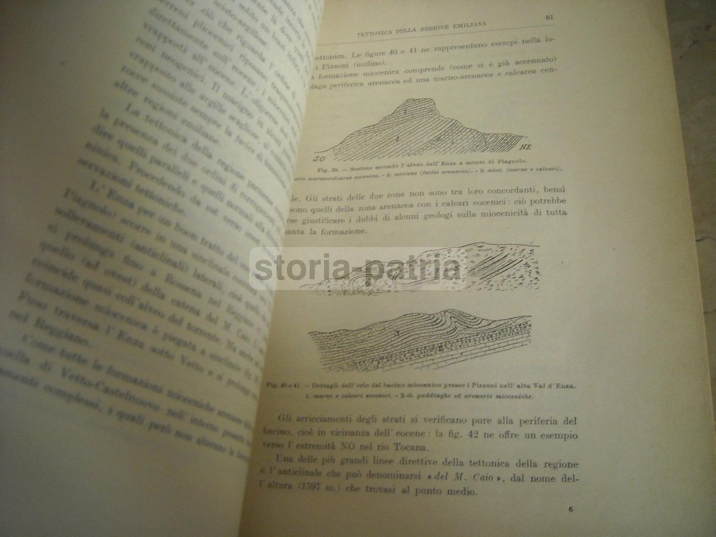 Giacimenti Petroliferi Dell'Emilia 1911: Camerana, Galdi Carta Geologica d'Italia