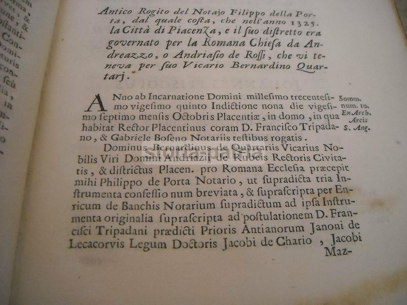 Atti Di Dominio Esercitati Da' Romani Pontefici Sopra Le Città Di Parma E Piacenza