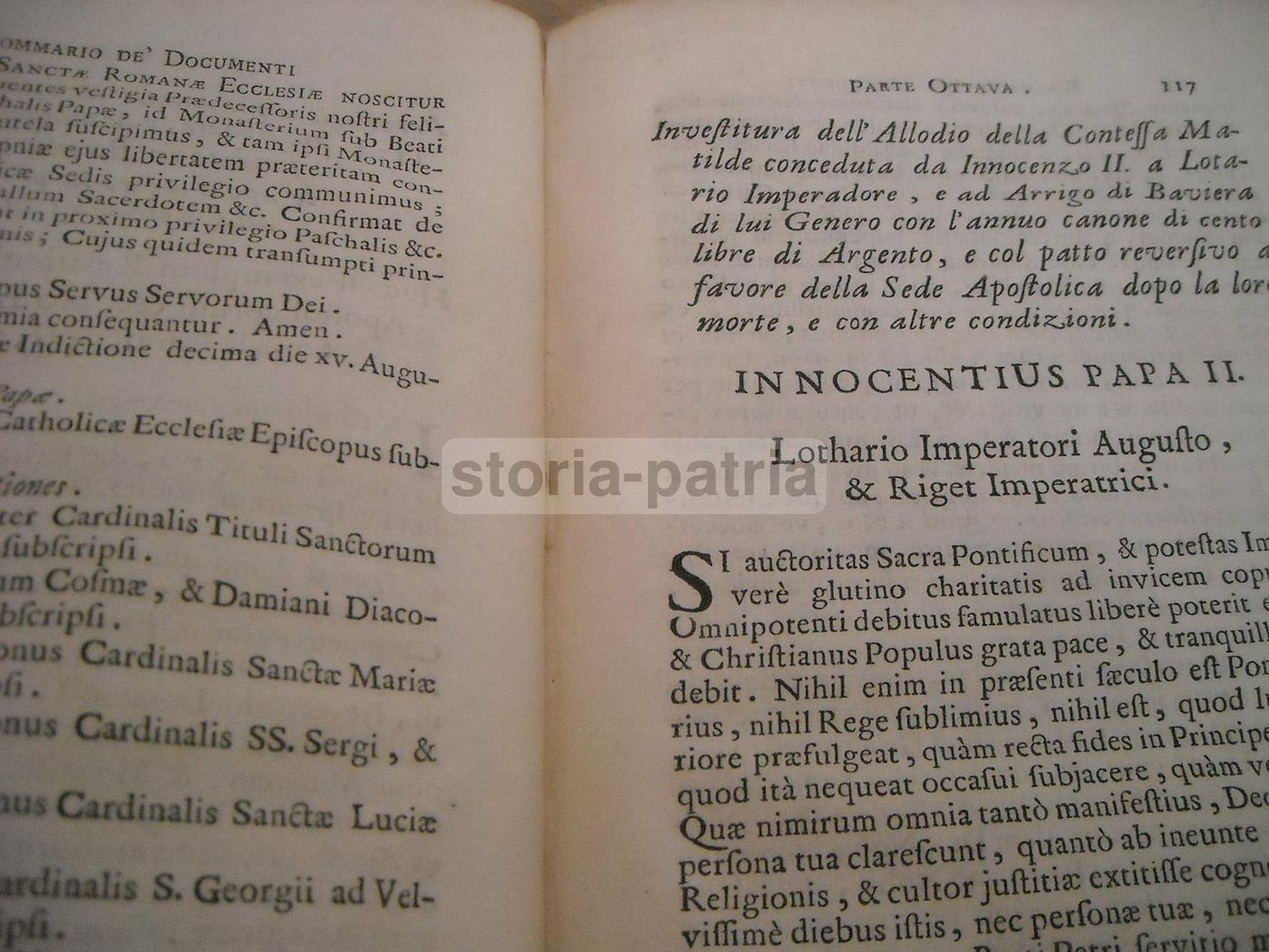 Atti Di Dominio Esercitati Da' Romani Pontefici Sopra Le Città Di Parma E Piacenza
