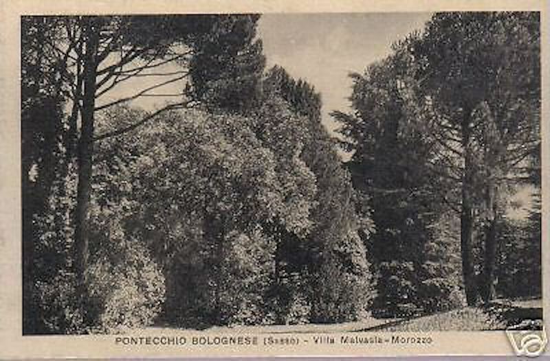 Cartolina Antica Villa Malvasia Morozzo Sasso Pontecchio Bolognese
