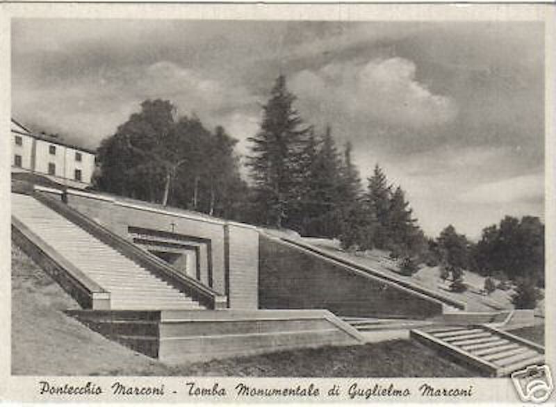 Cartolina Della Tomba Monumentale Di Guglielmo Marconi A Pontecchio Marconi, 1950