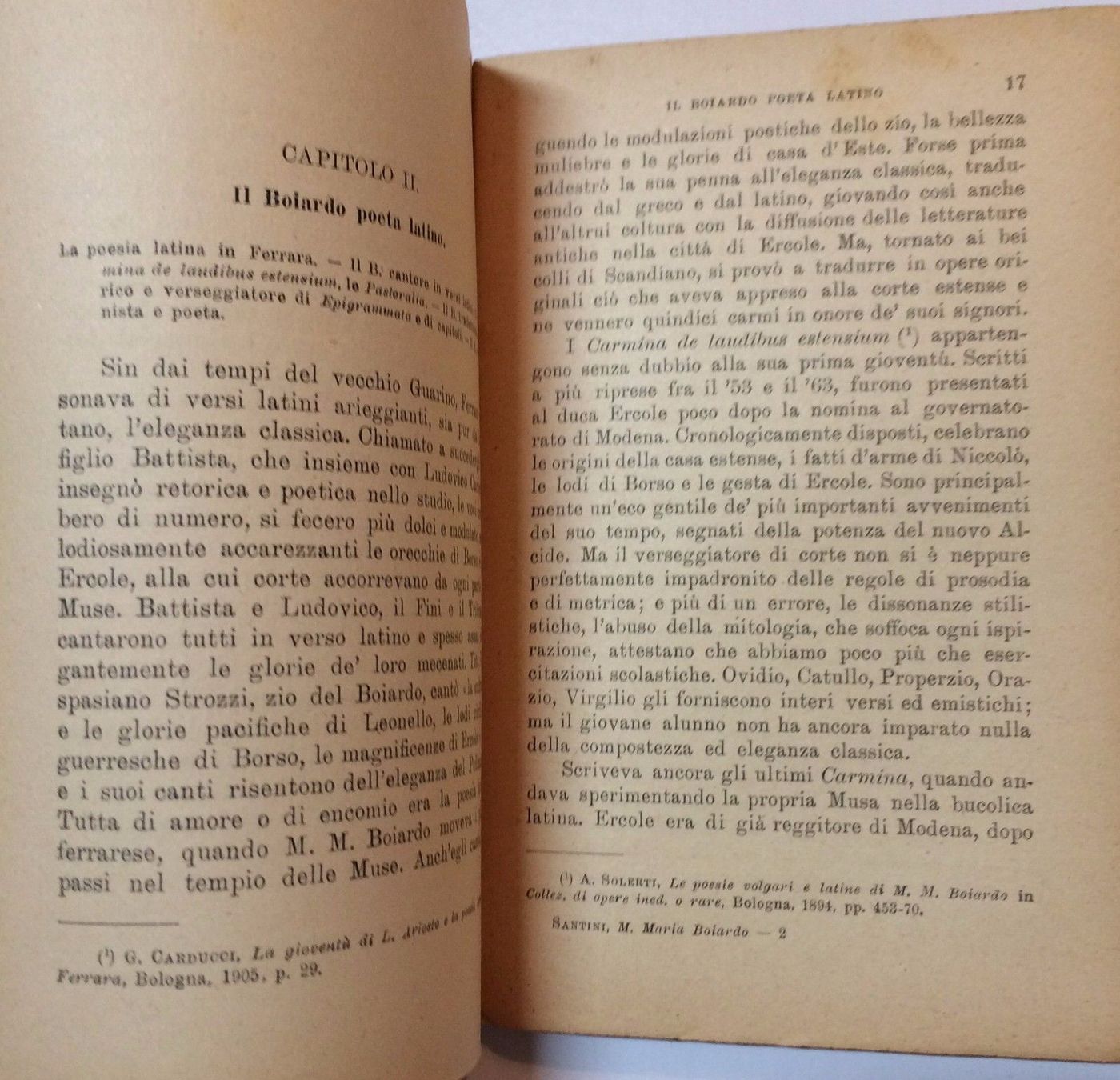 Matteo Maria Boiardo: L'Uomo E Il Poeta, Emilio Santini, 1914