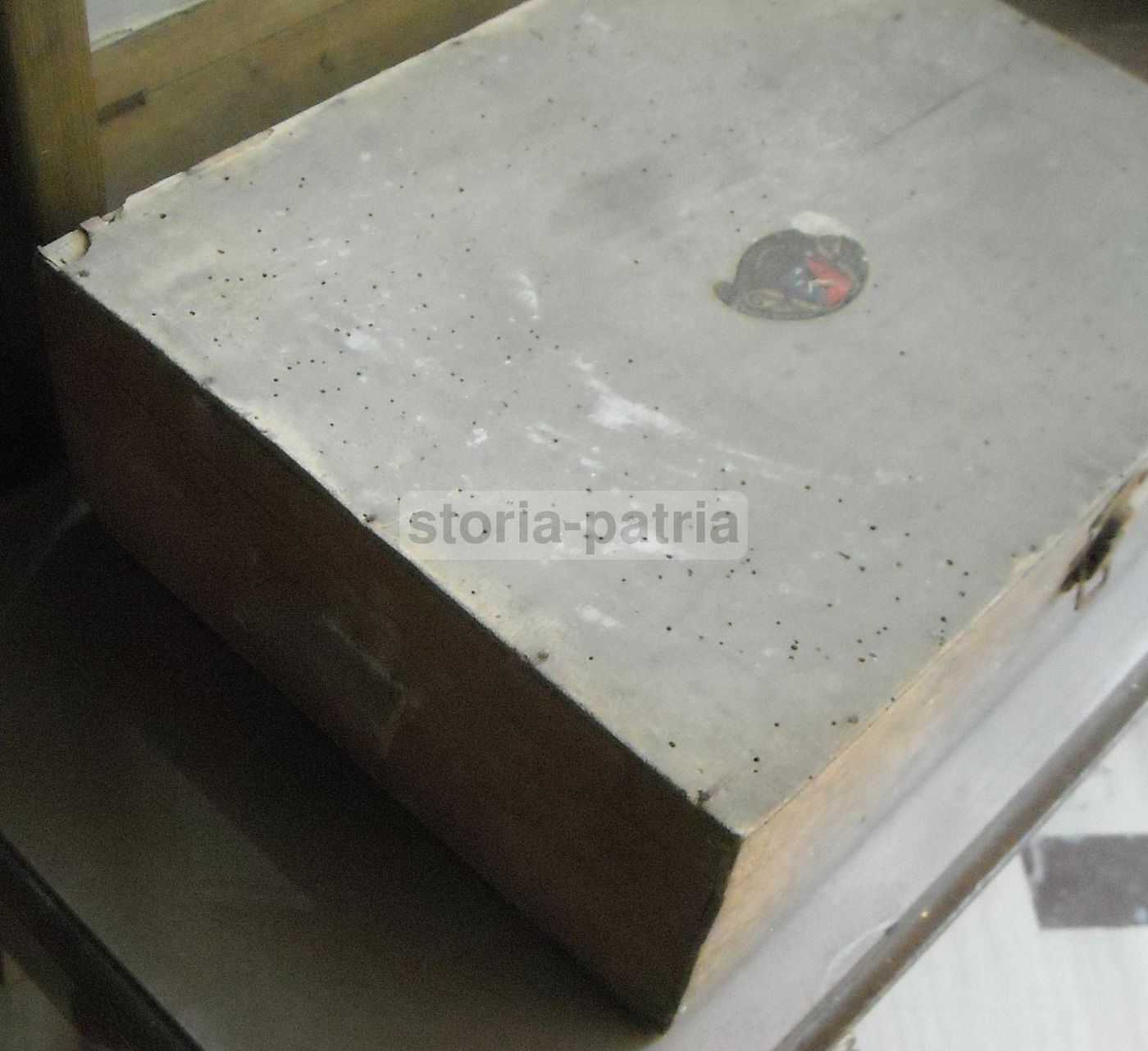 Scatola Pubblicitaria In Legno Fratelli Branca, Milano, Epoca Fascista